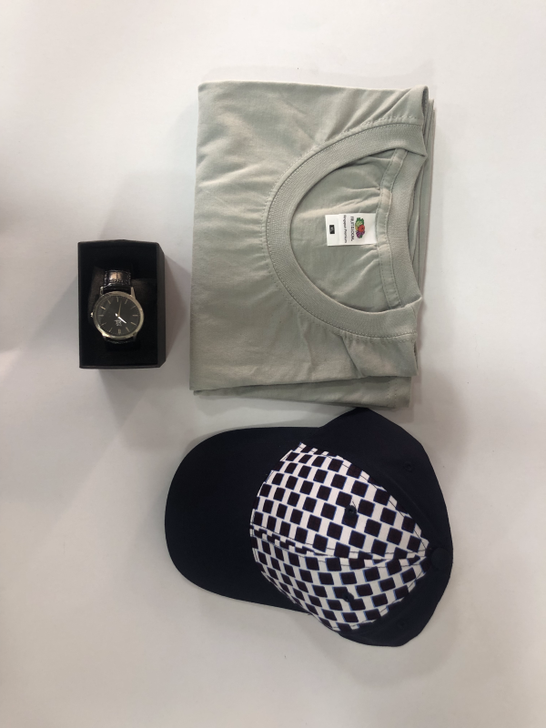 Gift Set(Tshirt, Grant Of London Watch, Facecap) - Image 2