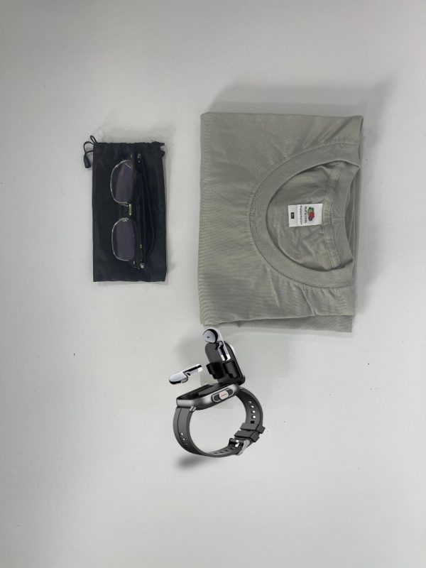 Gift Set Bundle(Smart Glass, Tshirt, Earpod Smart Watch)